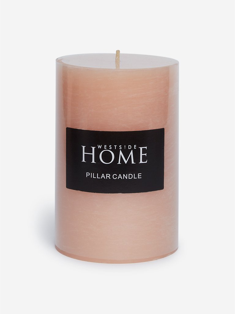 Westside Home Pink Jumbo Pillar Candle