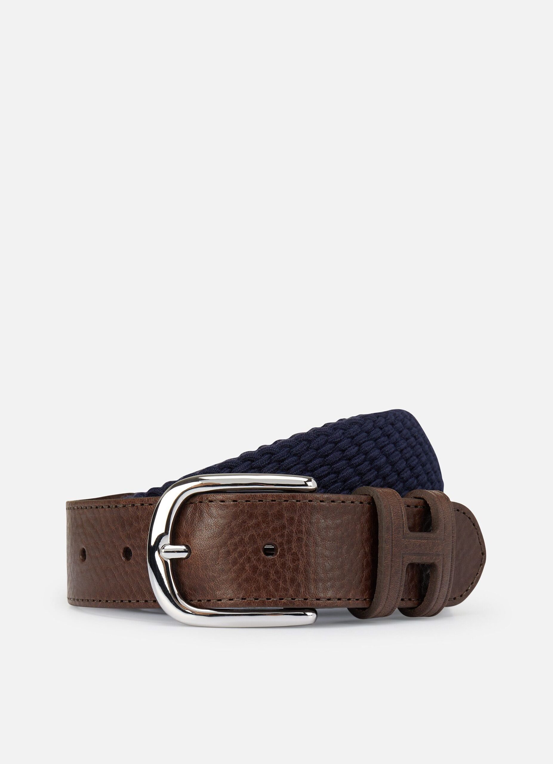 Hackett London_Leather Trim Parachute Belt