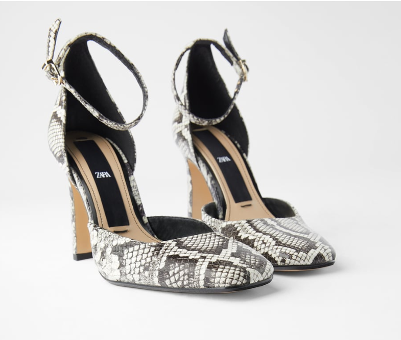 affordable-shoes-snakeskin-square-heels