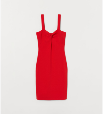 hm-ribbed-solid-red-bodycon-dress-feb-25-look