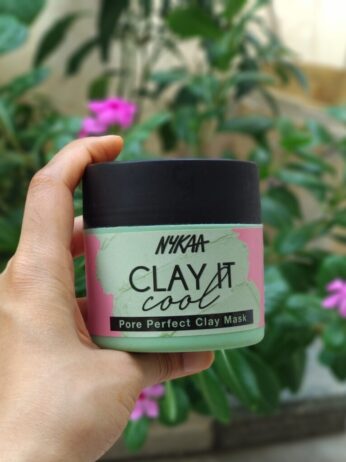 nykaa clay it cool pore perfect clay mask review