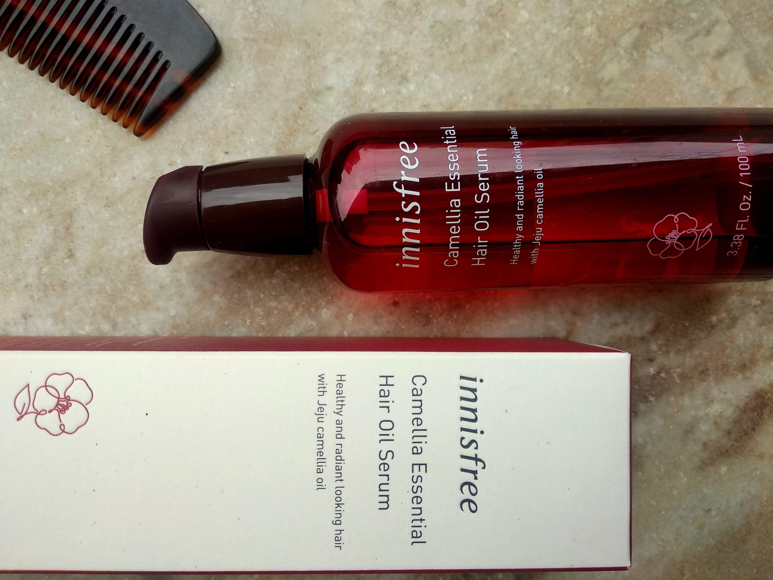 Innisfree Camelia essential hair oil serum review