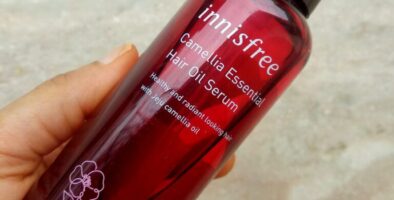 Innisfree Camelia essential hair oil serum review