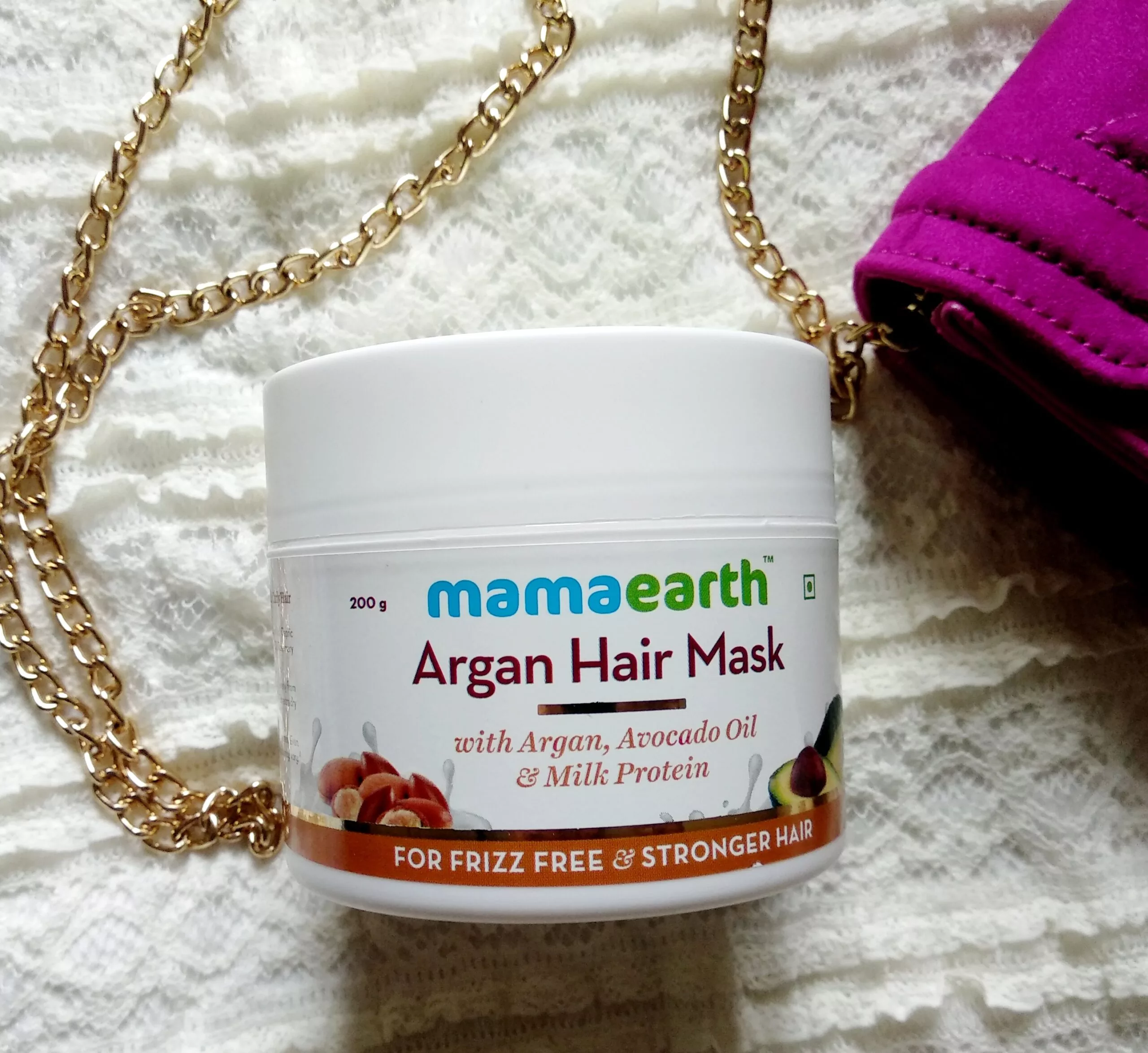 Mamaearth Argan hair mask review