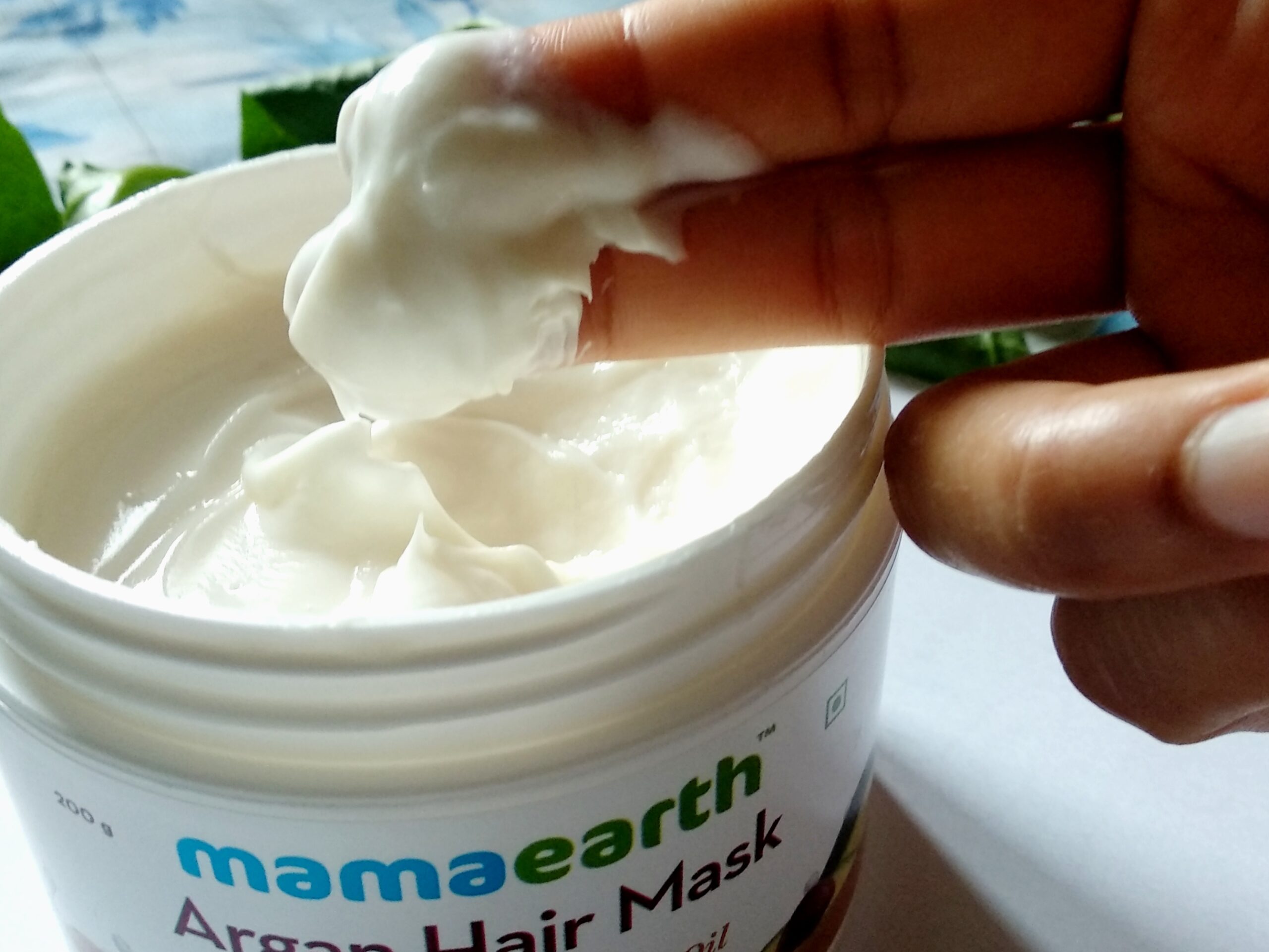Mamaearth Argan hair mask review1