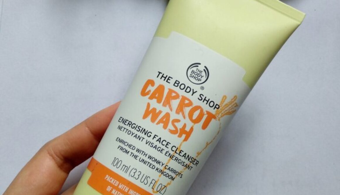 the body shop carrot face wash review