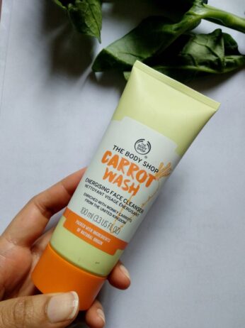 the body shop carrot face wash review