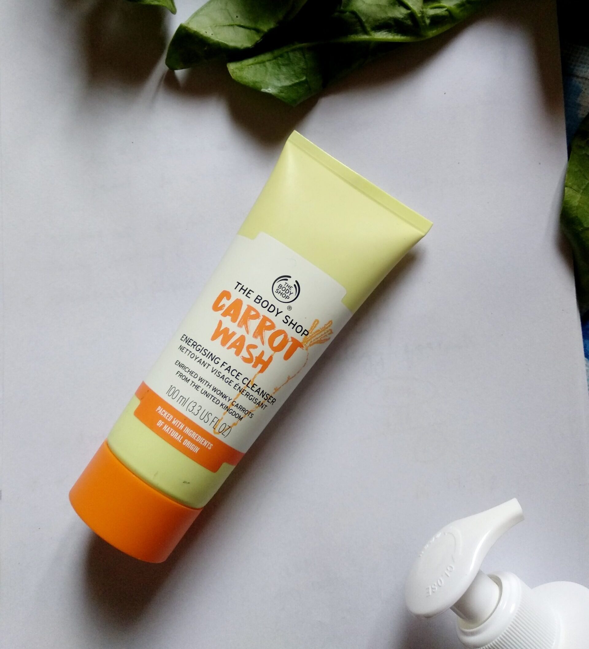 the body shop carrot face wash review1