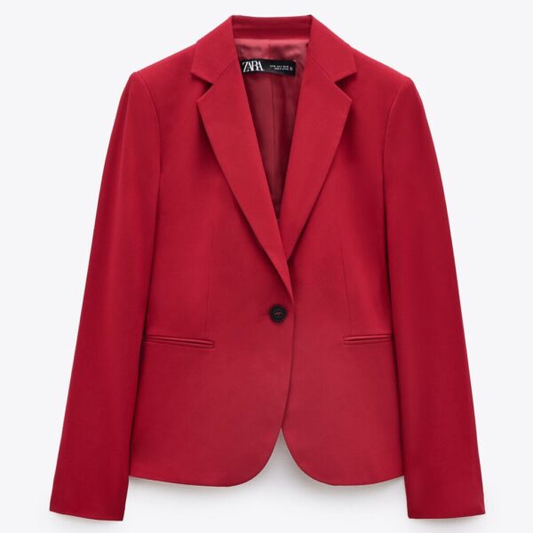 red blazer for women