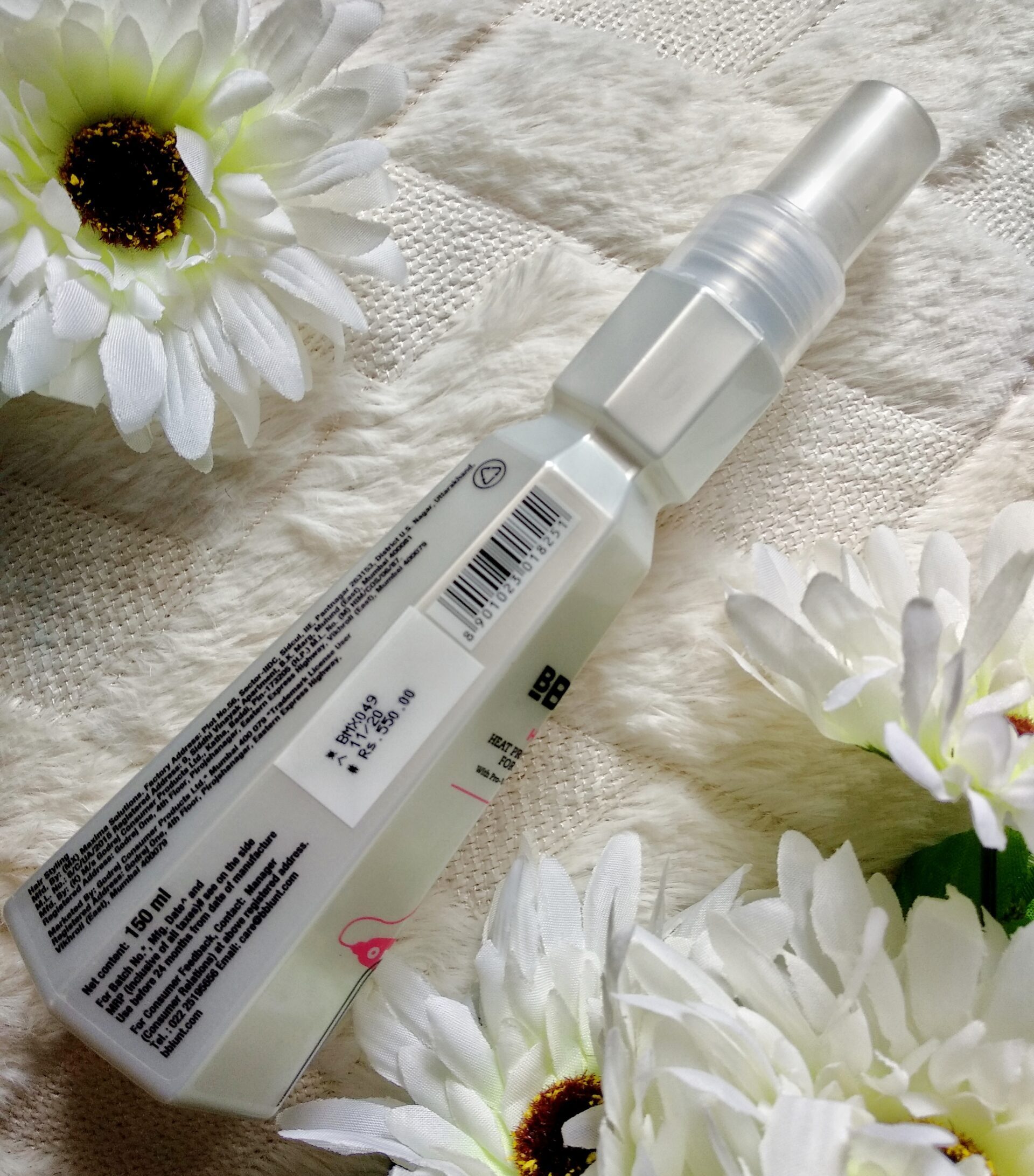 bblunt hair protection mist review