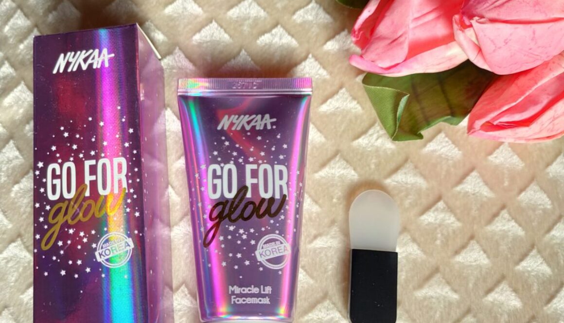 nykaa go for glow peel off mask review