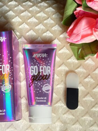 nykaa go for glow peel off mask review