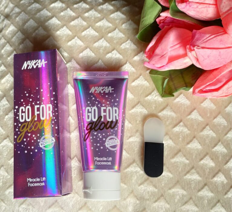 nykaa go for glow peel off mask review