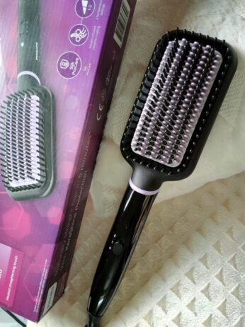 Phlips hair straightening brush review