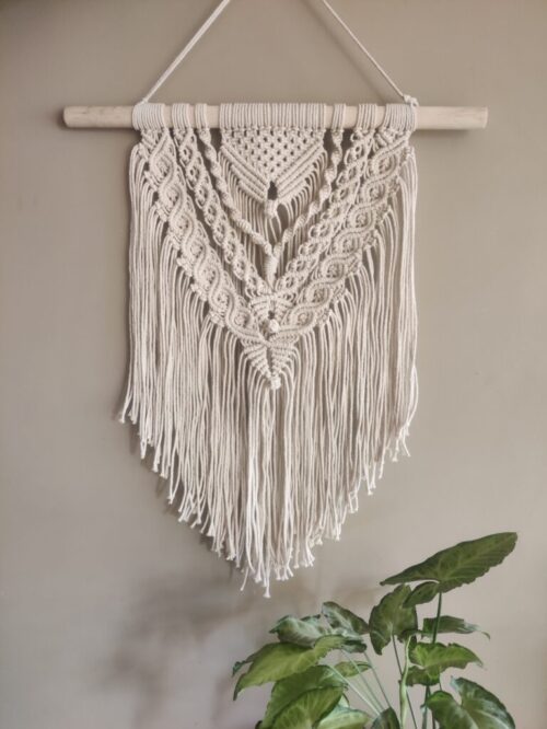 White colour wall hanging