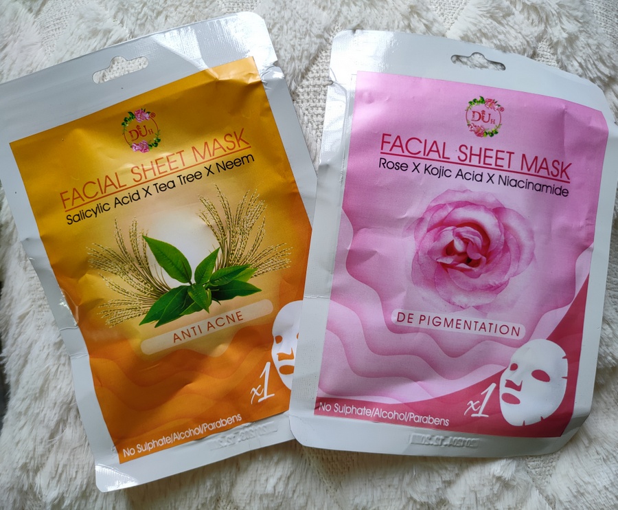 Digvijay Herbals Facial Sheet Masks Review