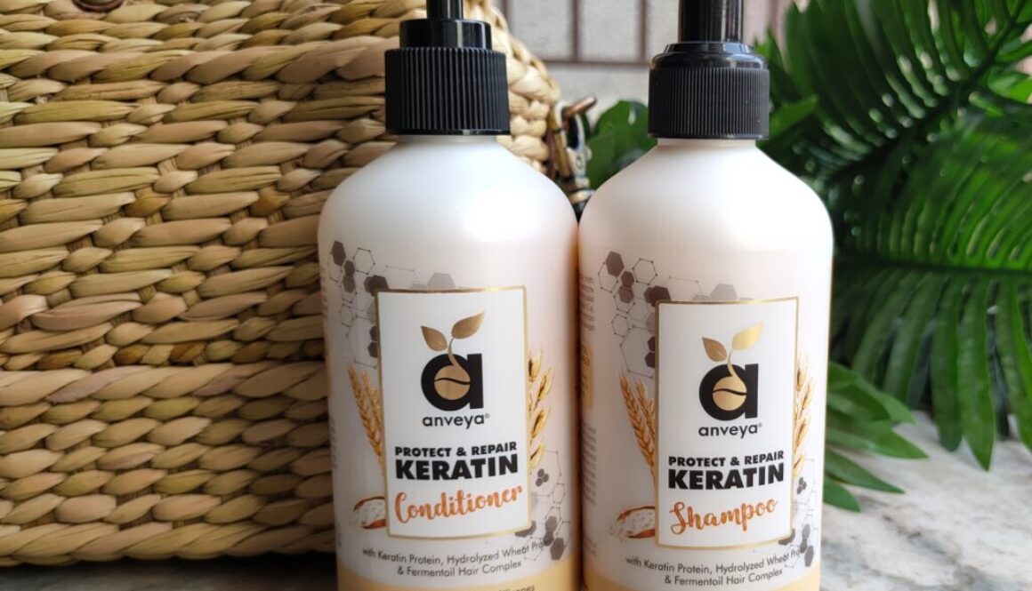 Anveya protect & repair keratin shampoo and conditioner review