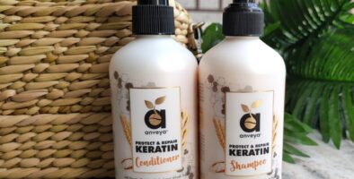 Anveya protect & repair keratin shampoo and conditioner review