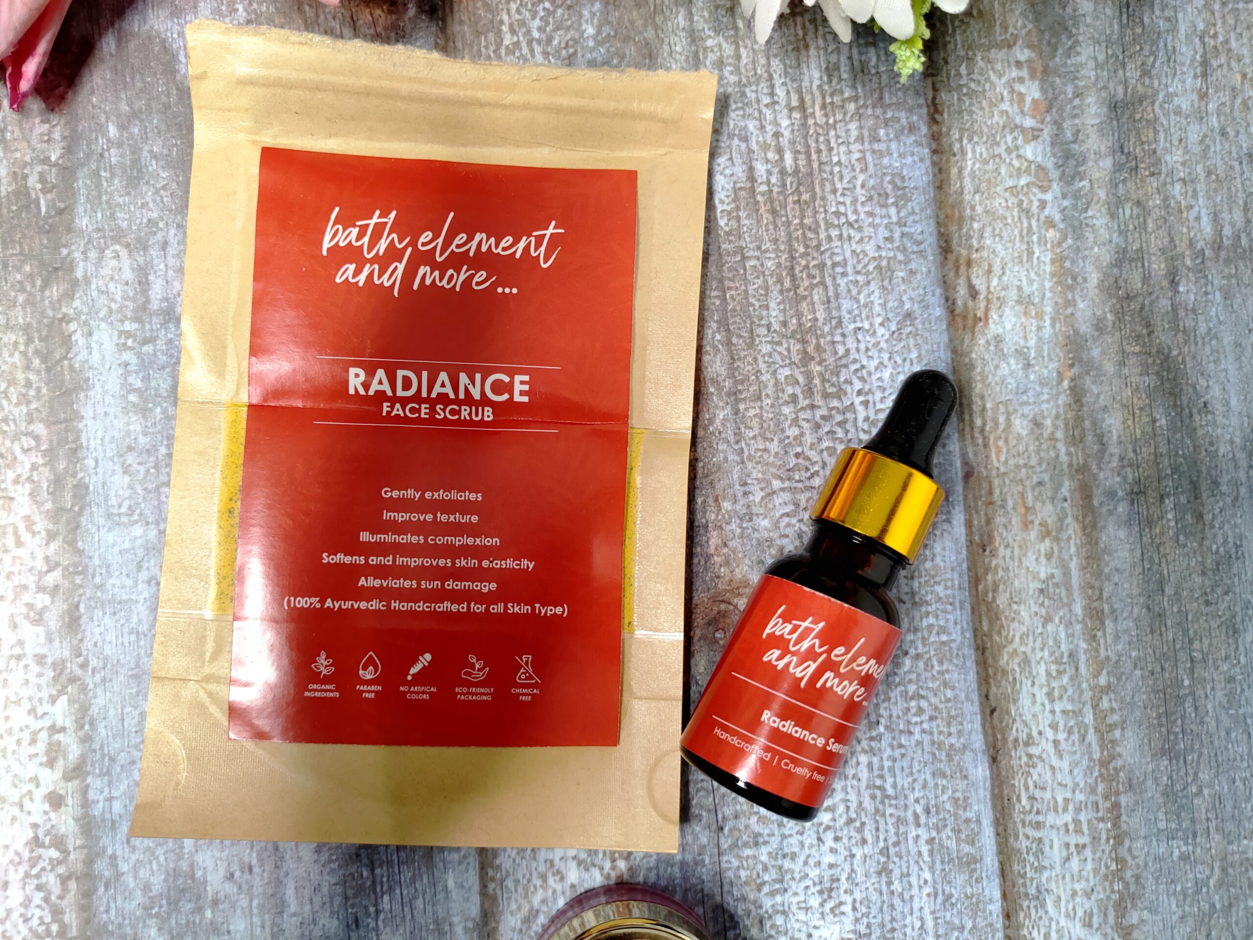 Unlock the Secret to Radiant Glow with Bath Element and More Radiance Face Scrub and Serum