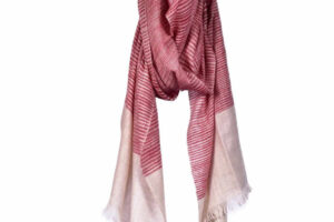 All Things Kashmir Pashmina Scarf Stole Flame Streaks
