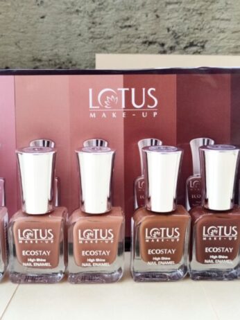 Lotus Herbals Nude nail colors