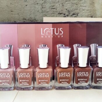 Lotus Herbals Nude nail colors