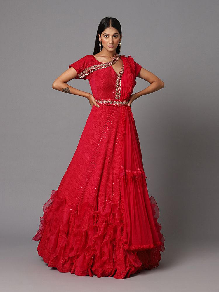 red scarlet gown by karigiri