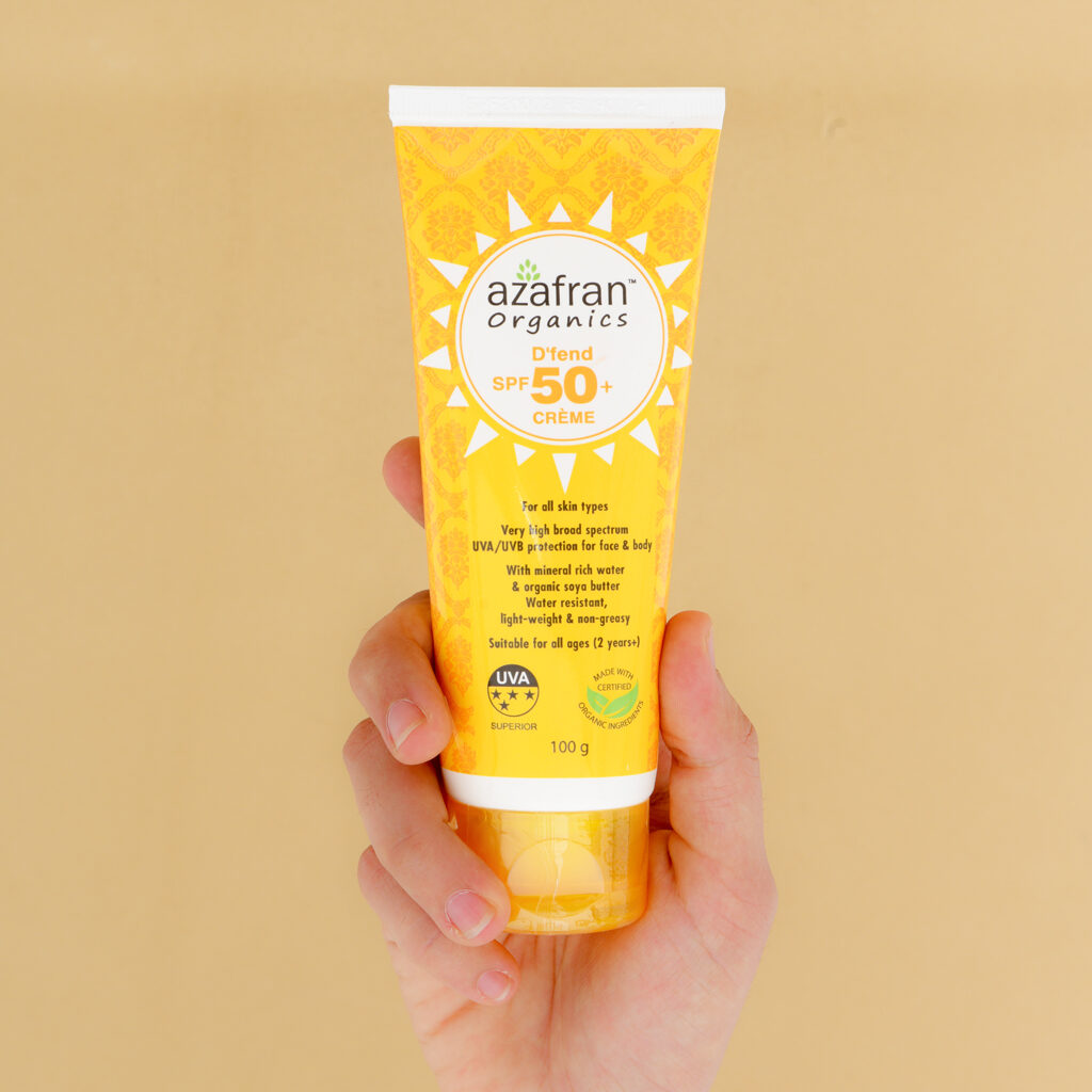 D'fend SPF 50 Non Toxic Plant Based Sunscreen