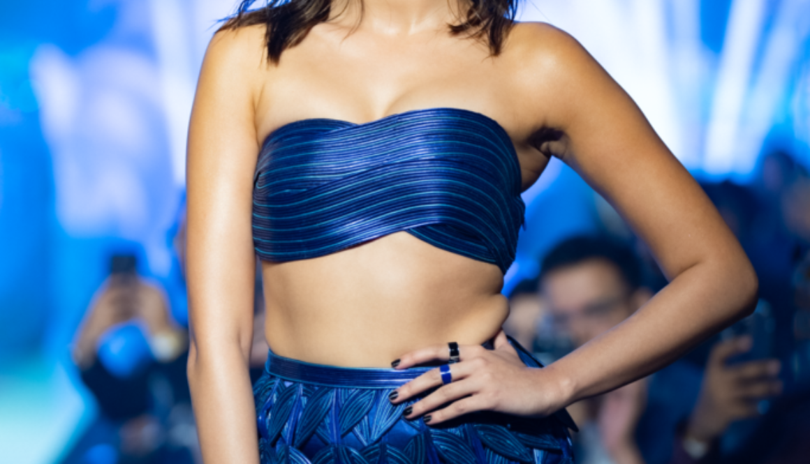 ananya pandey as showstopper at Rimjhim dadu finale at Tech Fashion Tour-2