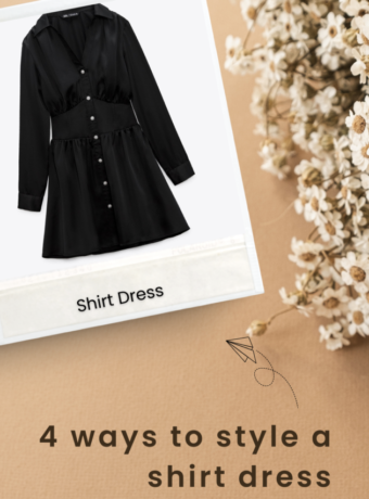 How to style a shirt dress