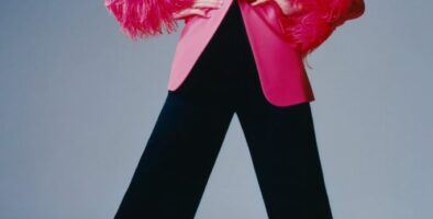 pink blazer-zara