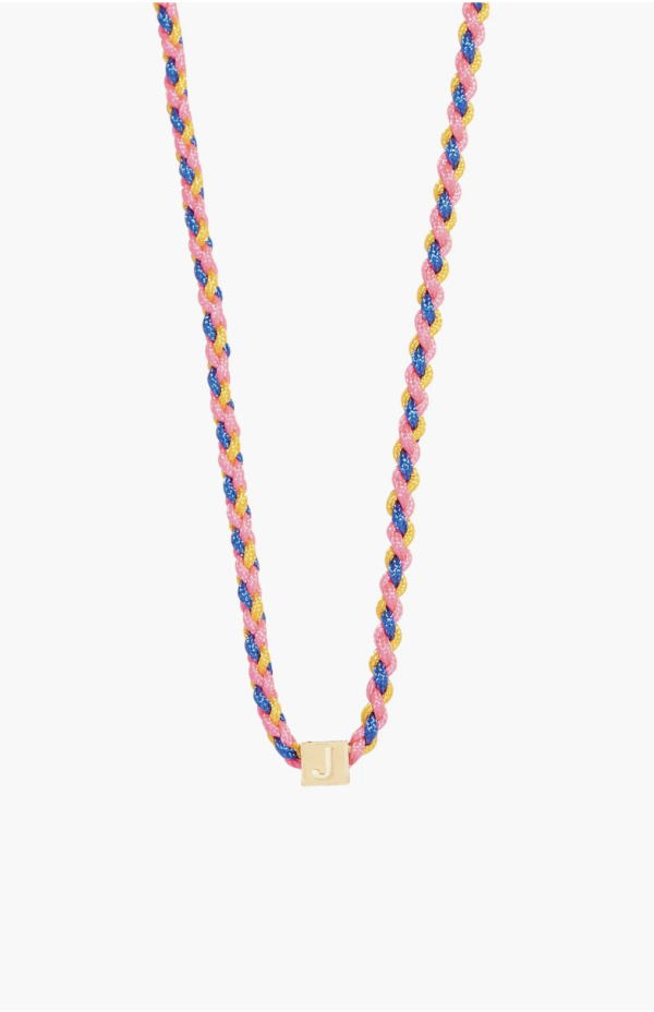 Mini Block Initial Necklace 1