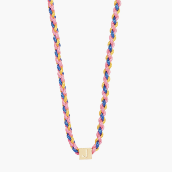 Mini Block Initial Necklace