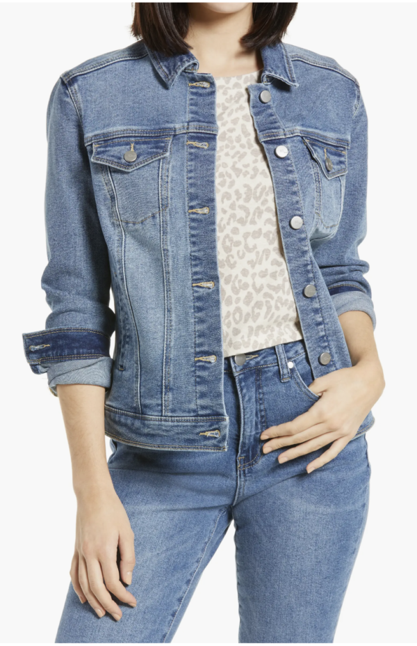 Denim Recycled Denim Trucker Jacket 1