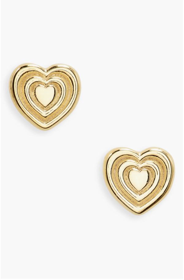 Heart Stud earrings 1