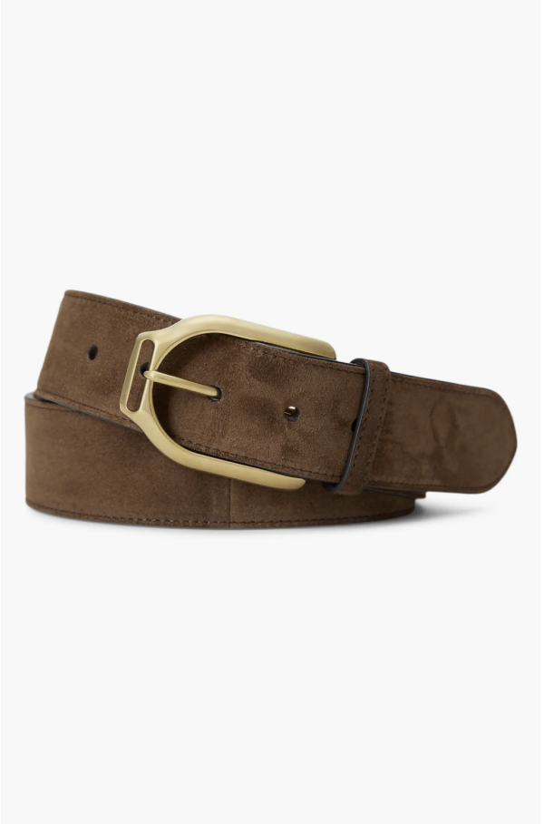 Stirrup Buckle Leather Belt 1