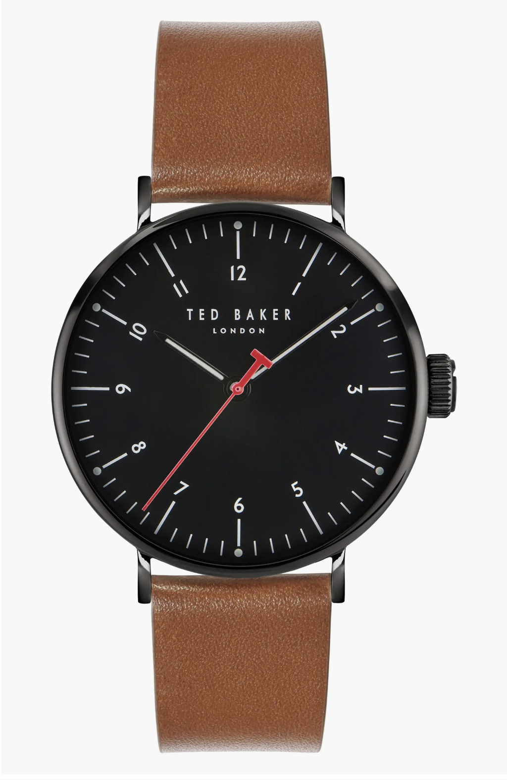Howden Leather Strap Watch, 41mm