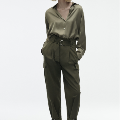 what to wear with olive green pants