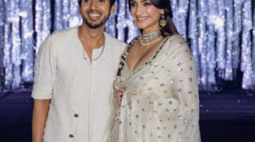 sonam kapoor walks for abhinav mishra