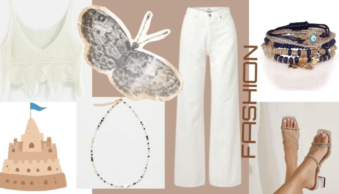 White jeans boho outfit