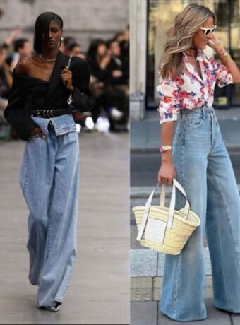 Wide leg jeans banner